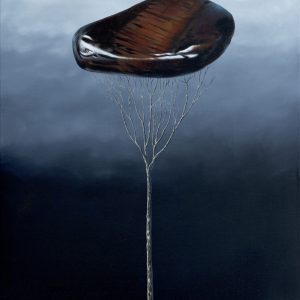 "Shiny peble on a tree"